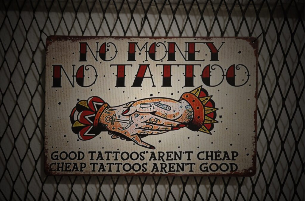 Good tattoos aren't cheap, cheap tattoos aren't good